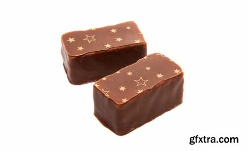 Christmas Chocolate Candies Isolated - 15xJPGs