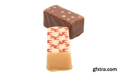 Christmas Chocolate Candies Isolated - 15xJPGs