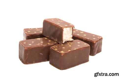 Christmas Chocolate Candies Isolated - 15xJPGs