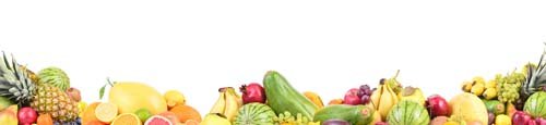 Collage Of Mixed Fruits And Vegetables Isolated-2 - 14xJPGs