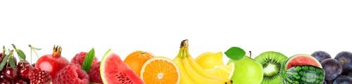 Collage Of Mixed Fruits And Vegetables Isolated-3 - 15xJPGs