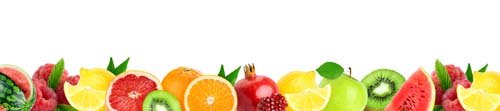 Collage Of Mixed Fruits And Vegetables Isolated-3 - 15xJPGs