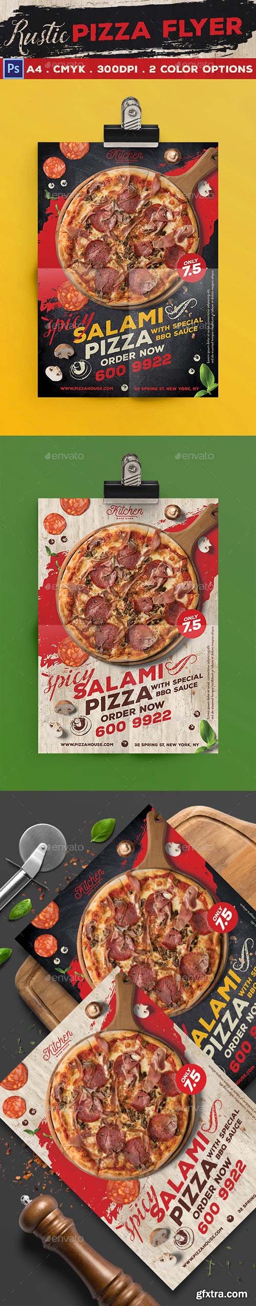 Rustic Pizza Flyer 21817711