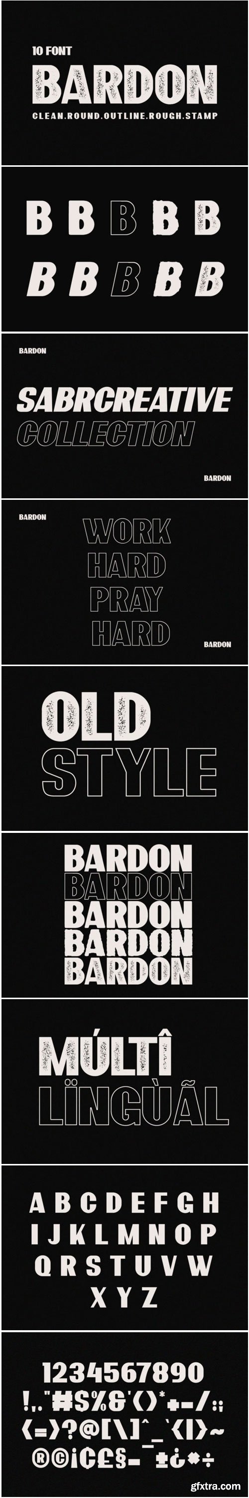 Bardon Font Family