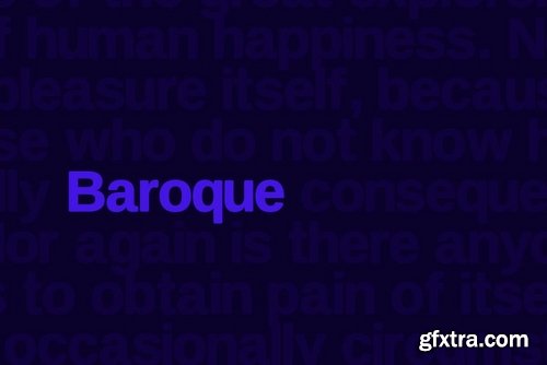 CM - Baroque sans Typeface 3810108