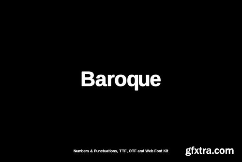 CM - Baroque sans Typeface 3810108