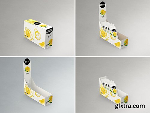 Shelf Box Facing Right Mockup 268037590