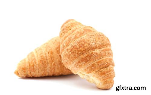 Croissant Isolated - 8xJPGs