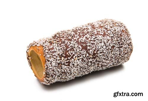 Czech Trdelnik Bun Isolated - 15xJPGs