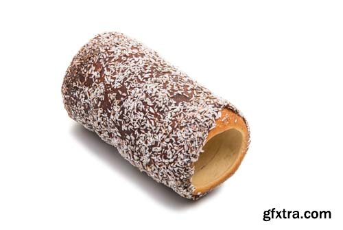 Czech Trdelnik Bun Isolated - 15xJPGs