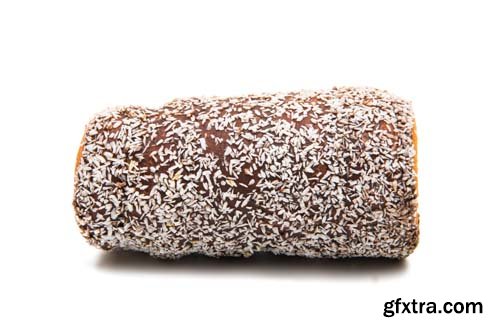 Czech Trdelnik Bun Isolated - 15xJPGs