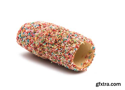 Czech Trdelnik Bun Isolated - 15xJPGs