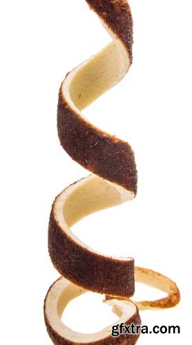 Czech Trdelnik Bun Isolated - 15xJPGs