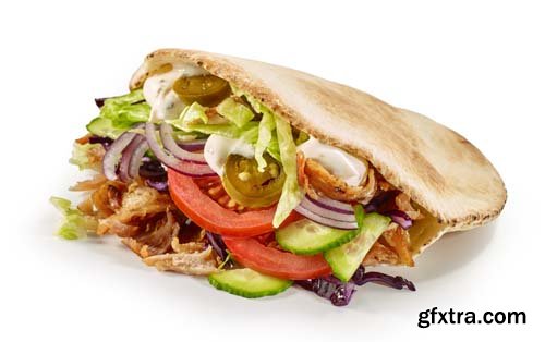 Doner Kebap Isolated - 7xJPGs