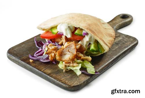 Doner Kebap Isolated - 7xJPGs