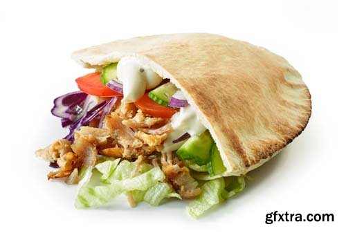 Doner Kebap Isolated - 7xJPGs