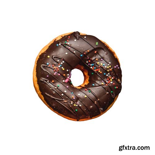 Donuts-2 Isolated - 10xJPGs