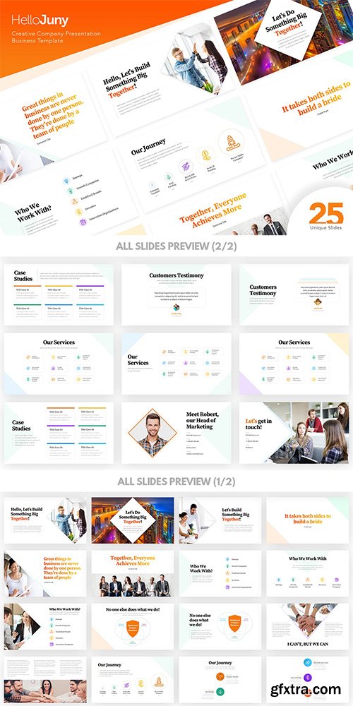 HelloJuny - Creative Company Business Powerpoint and Keynote Templates