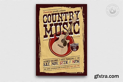 Country Music Flyer Template V3