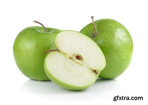 Green Apple Isolated - 10xJPGs