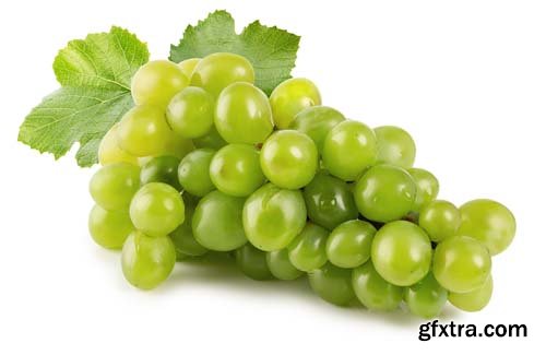 Green Grapes Isolated - 7xJPGs