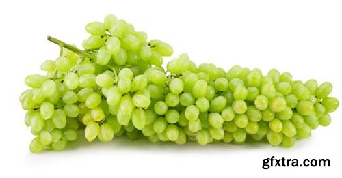 Green Grapes Isolated - 7xJPGs