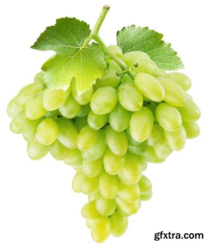 Green Grapes Isolated - 7xJPGs