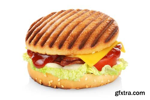 Hamburger Isolated - 10xJPGs