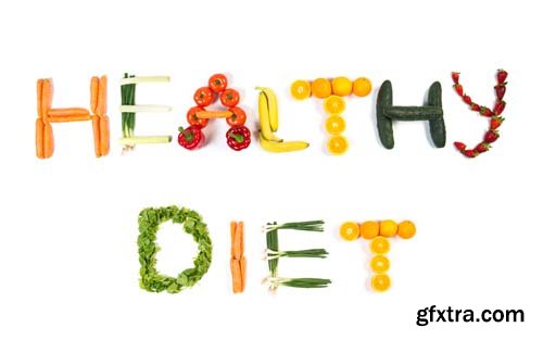 HEALTHY DIET Isolated - 11xJPGs