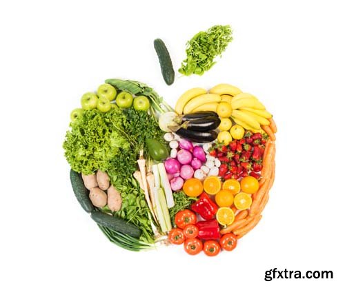 HEALTHY DIET Isolated - 11xJPGs