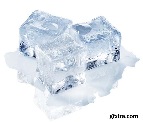 Ice Cube Isolated - 8xJPGs