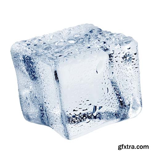 Ice Cube Isolated - 8xJPGs