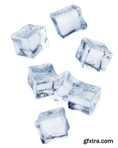 Ice Cube Isolated - 8xJPGs