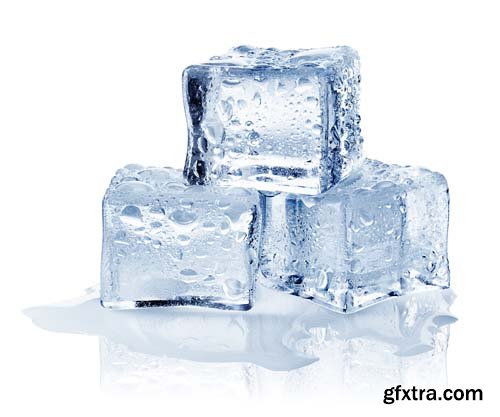 Ice Cube Isolated - 8xJPGs