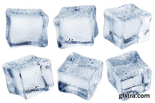 Ice Cube Isolated - 8xJPGs