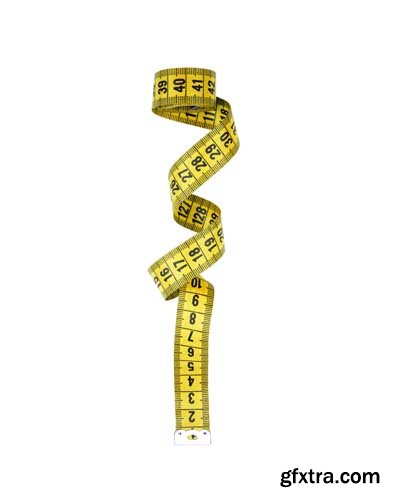 Measuring Tape Diet Isolated - 5xJPGs