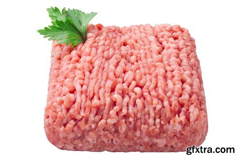 Minced Meat Isolated - 7xJPGs