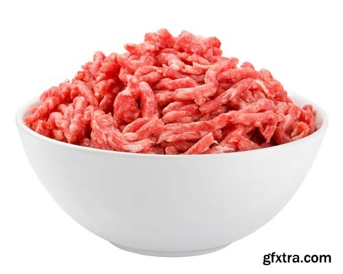 Minced Meat Isolated - 7xJPGs