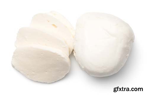 Mozzarella Isolated - 9xJPGs