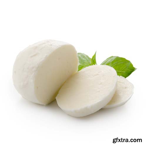 Mozzarella Isolated - 9xJPGs