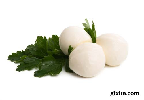 Mozzarella Isolated - 9xJPGs