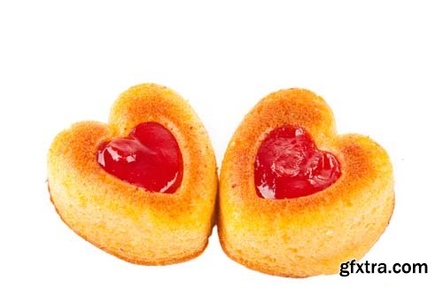 Muffins Heart Isolated - 10xJPGs