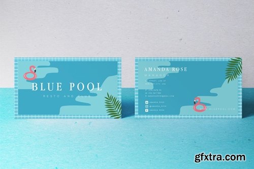 Blue Pool Business card