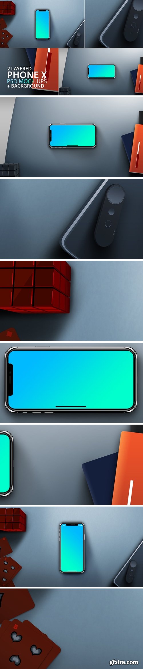 Phone Mock-ups with Background