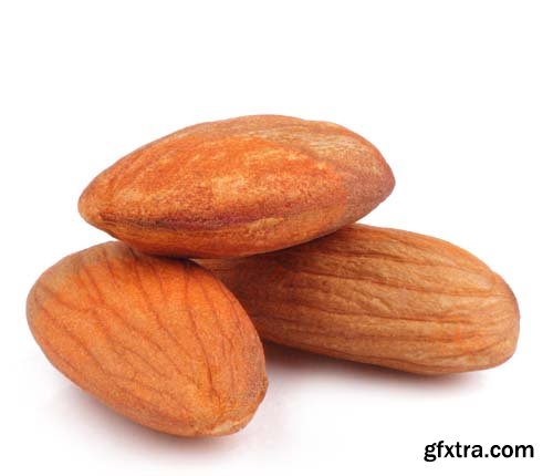 Almonds Isolated - 10xJPGs