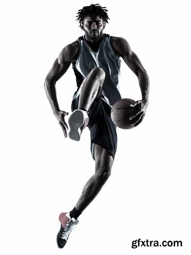 Basketball Player Man Isolated - 20xJPGs