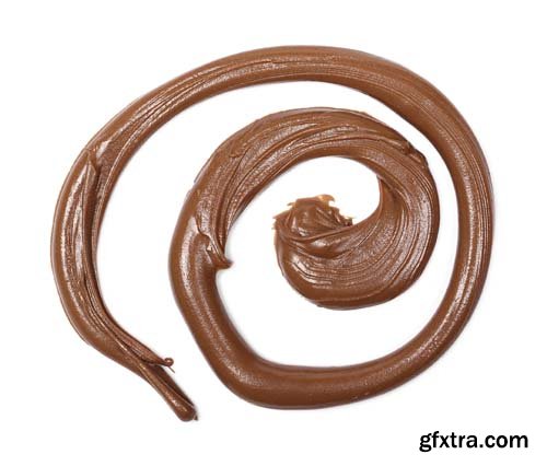 Cream Chocolate Spread Isolated - 11xJPGs