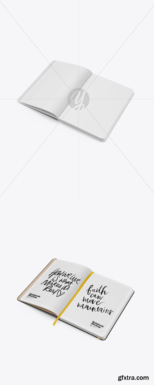 Opened Notebook Mockup 36693