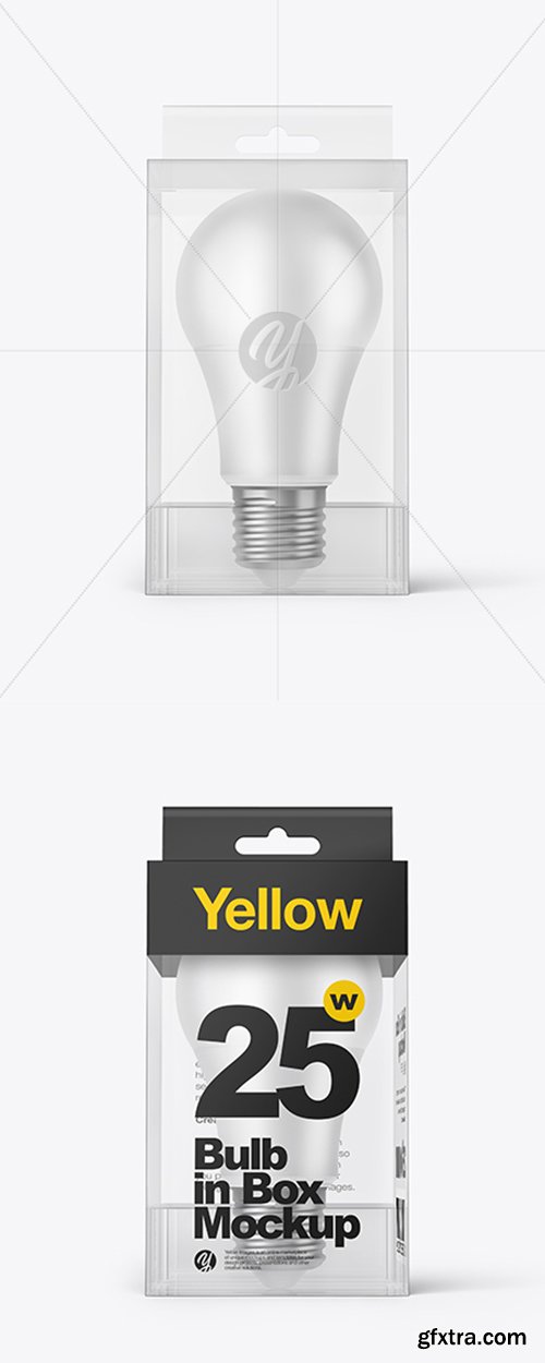 LED Bulb in Box Mockup 38582