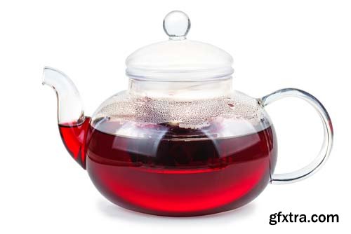 Hibiscus Tea Isolated - 7xJPGs